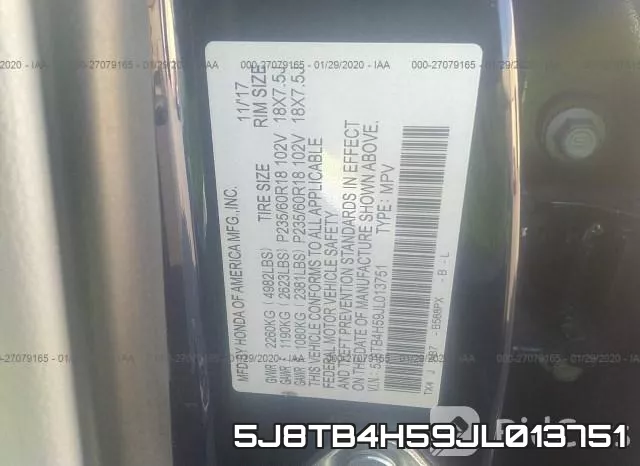 5J8TB4H59JL013751 фото 8
