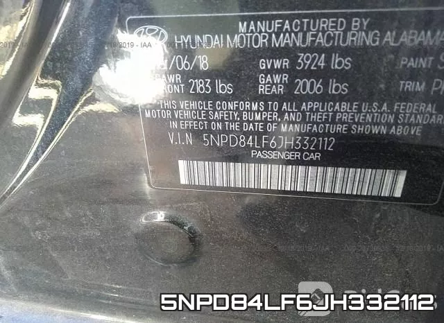 5NPD84LF6JH332112 фото 9