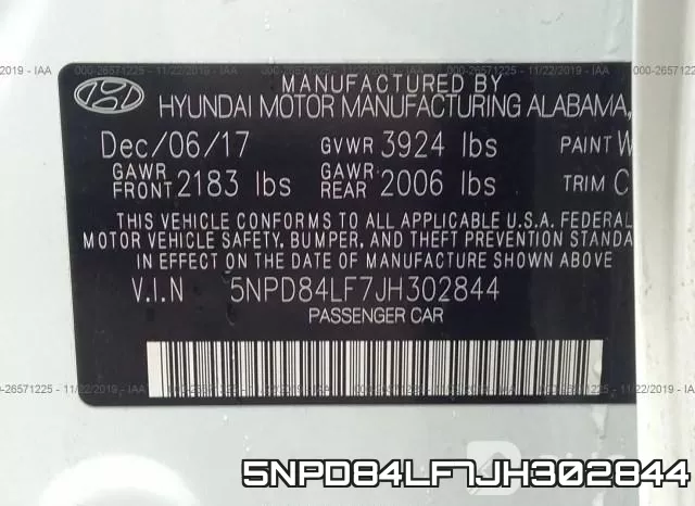 5NPD84LF7JH302844 фото 9