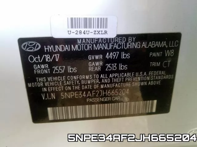 5NPE34AF2JH665204 фото 2