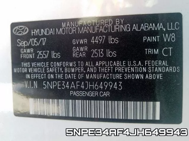 5NPE34AF4JH649943 фото 2