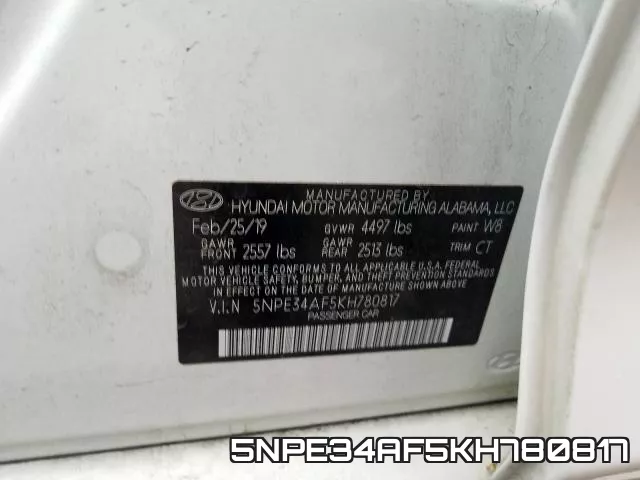 5NPE34AF5KH780817 фото 2