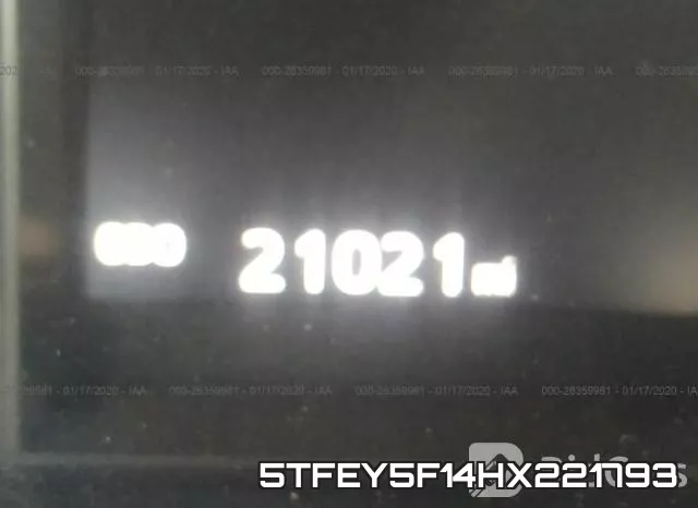 5TFEY5F14HX221793 фото 5