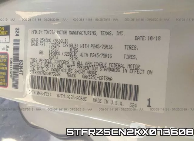 5TFRZ5CN2KX073608 фото 8