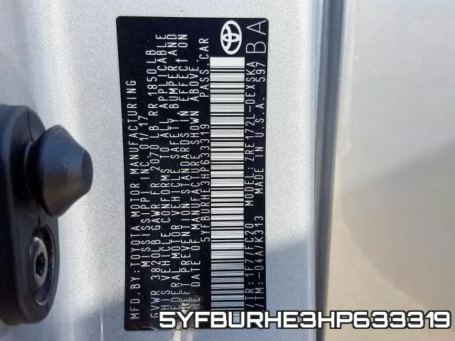 5YFBURHE3HP633319 фото 2