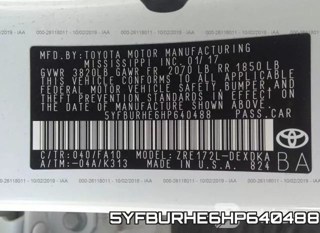 5YFBURHE6HP640488 фото 8
