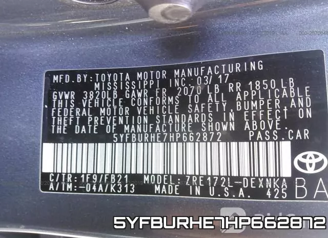 5YFBURHE7HP662872 фото 9