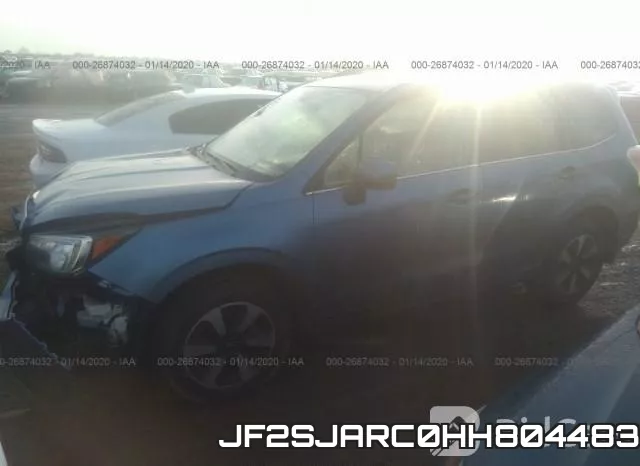JF2SJARC0HH804483 фото 2