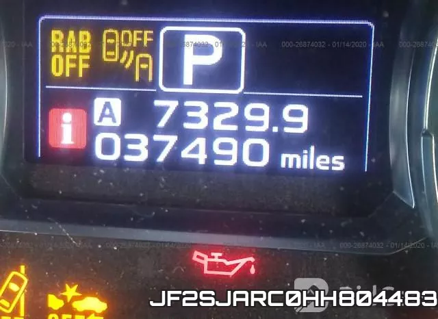 JF2SJARC0HH804483 фото 6