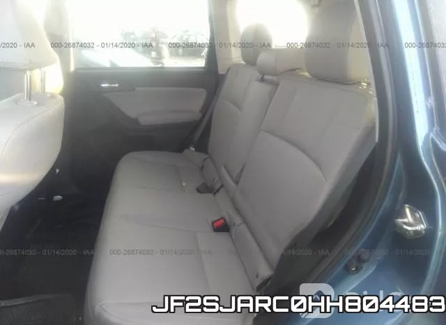 JF2SJARC0HH804483 фото 7