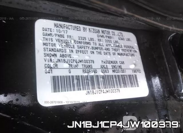 JN1BJ1CP4JW100379 фото 9