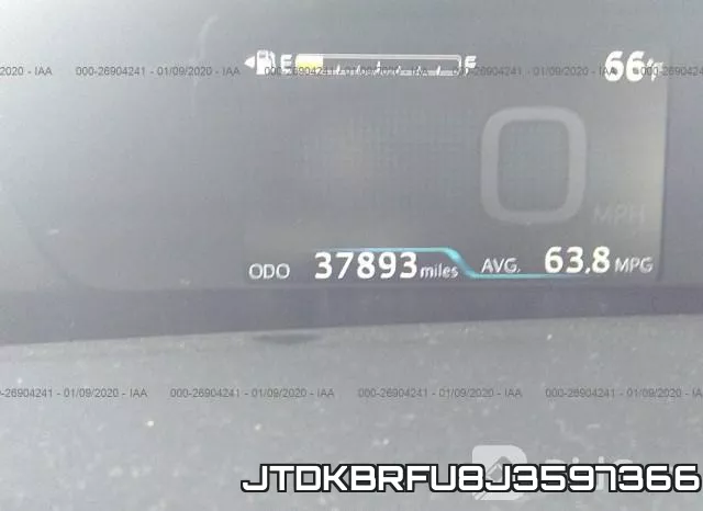 JTDKBRFU8J3597366 фото 8