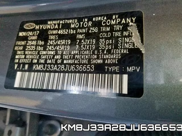 KM8J33A28JU636653 фото 2