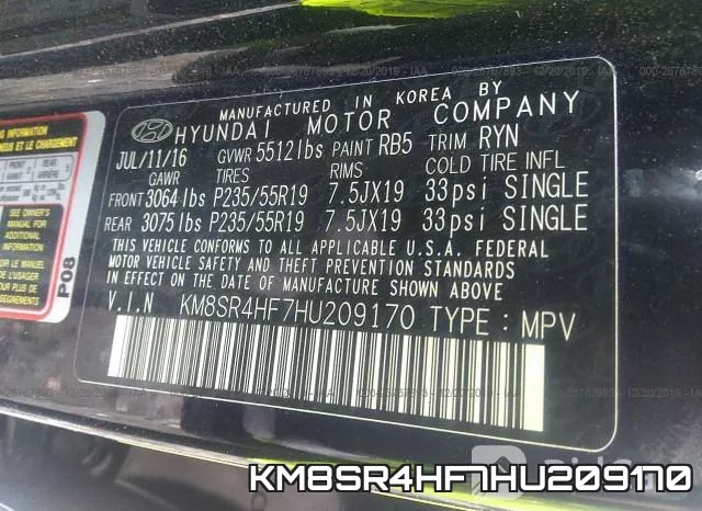 KM8SR4HF7HU209170 фото 10