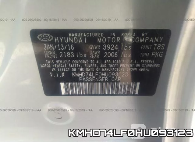 KMHD74LF0HU093123 фото 7