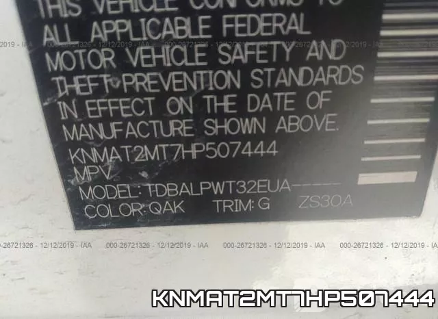 KNMAT2MT7HP507444 фото 9