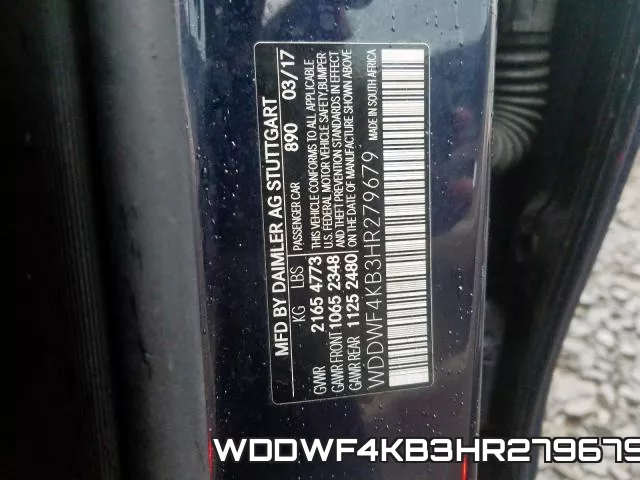 WDDWF4KB3HR279679 фото 2