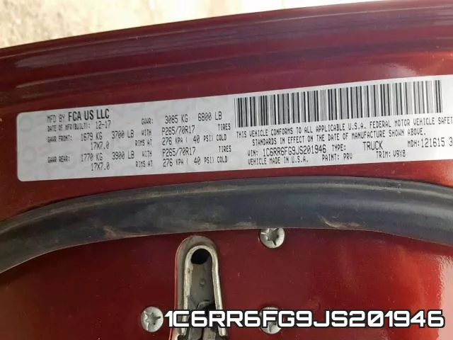 1C6RR6FG9JS201946 фото 2