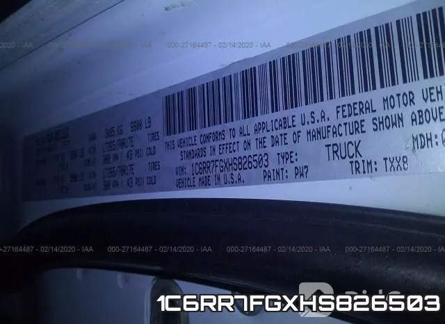 1C6RR7FGXHS826503 фото 6