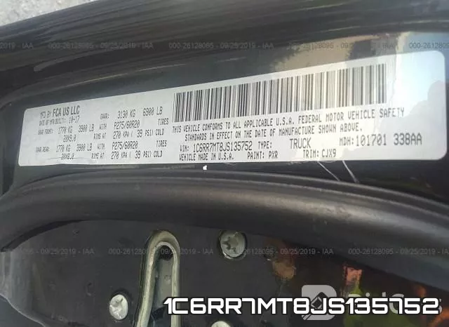 1C6RR7MT8JS135752 фото 8