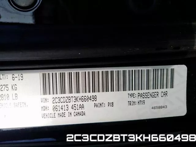 2C3CDZBT3KH660498 фото 2