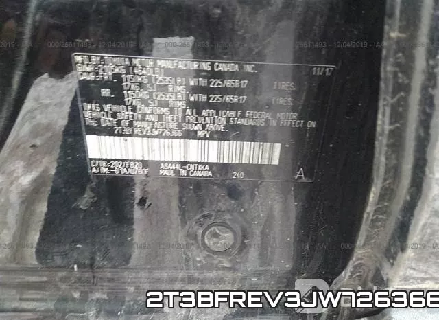 2T3BFREV3JW726366 фото 6