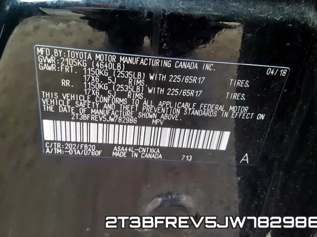 2T3BFREV5JW782986 фото 2