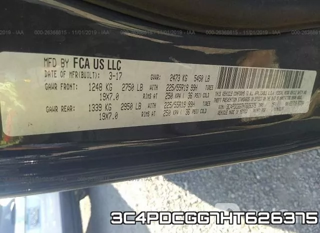 3C4PDCGG7HT626375 фото 7