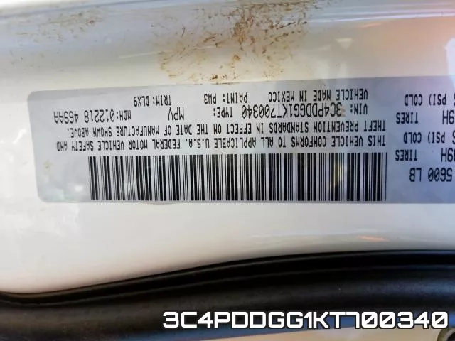 3C4PDDGG1KT700340 фото 2