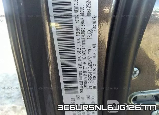 3C6UR5NL6JG126777 фото 7