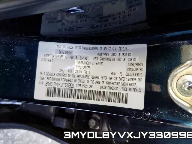 3MYDLBYVXJY330998 фото 2