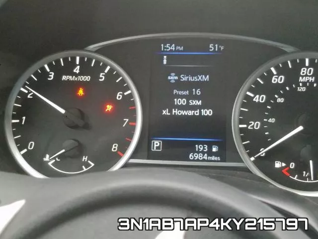 3N1AB7AP4KY215797 фото 8