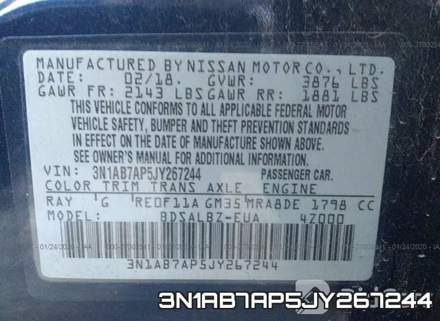 3N1AB7AP5JY267244 фото 9