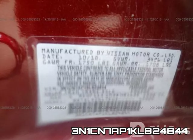 3N1CN7AP1KL824844 фото 9
