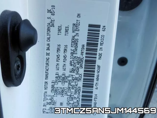 3TMCZ5AN5JM144569 фото 2