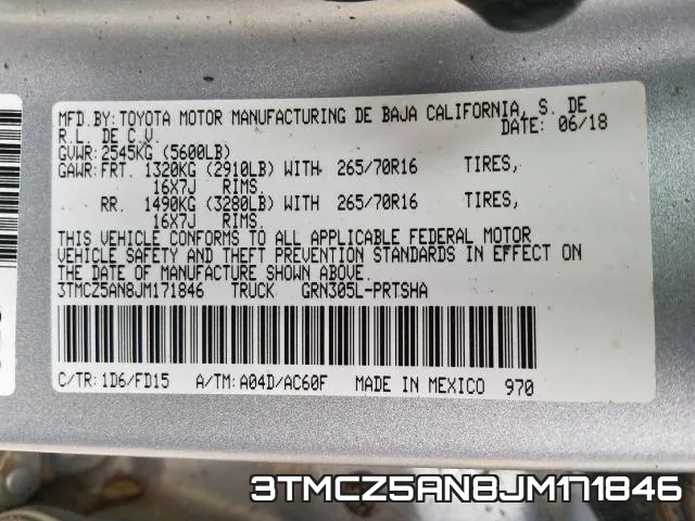 3TMCZ5AN8JM171846 фото 2