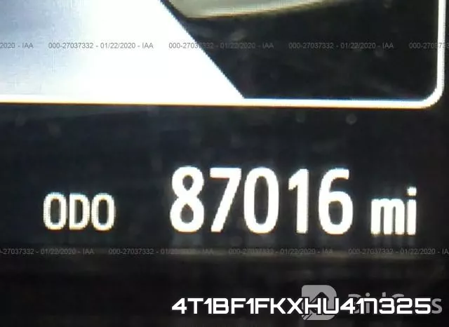 4T1BF1FKXHU417325 фото 7