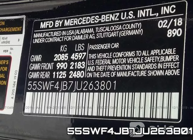 55SWF4JB7JU263801 фото 8