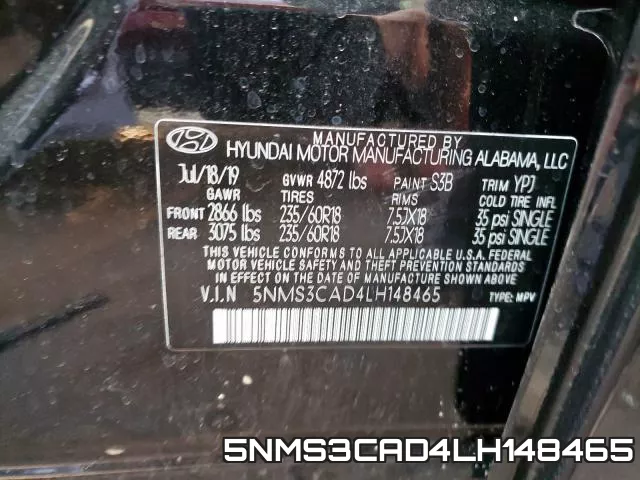 5NMS3CAD4LH148465 фото 2