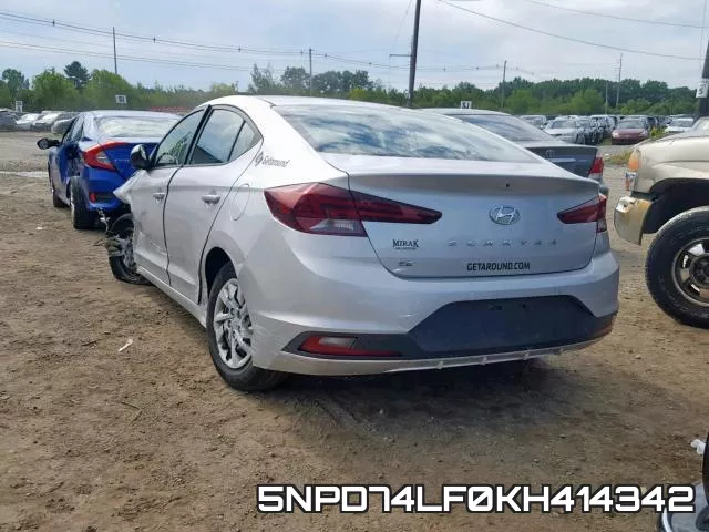 5NPD74LF0KH414342 фото 4