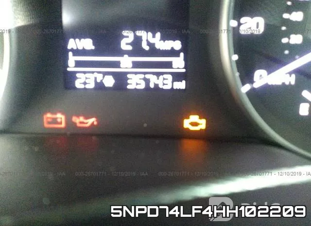 5NPD74LF4HH102209 фото 5