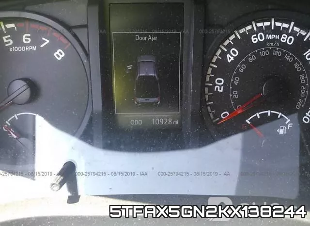 5TFAX5GN2KX138244 фото 6