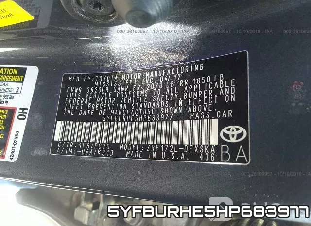 5YFBURHE5HP683977 фото 9