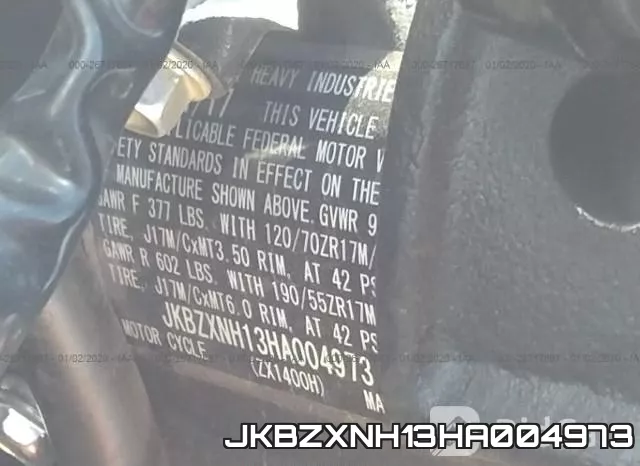 JKBZXNH13HA004973 фото 2