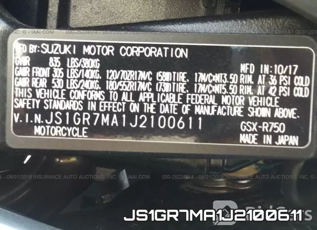 JS1GR7MA1J2100611 фото 2