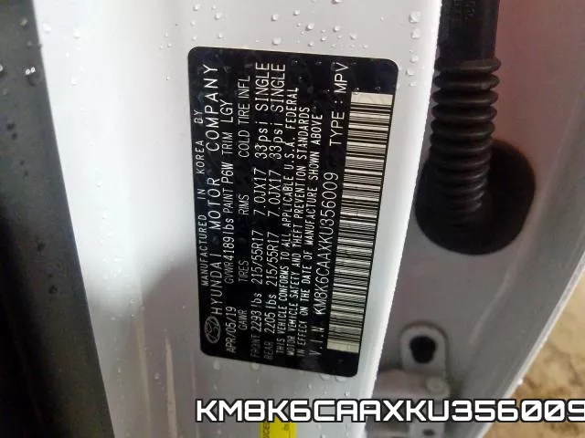 KM8K6CAAXKU356009 фото 2