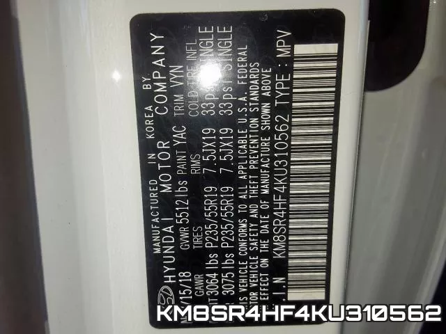 KM8SR4HF4KU310562 фото 2