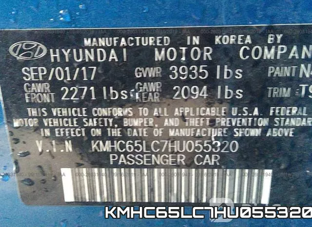KMHC65LC7HU055320 фото 8