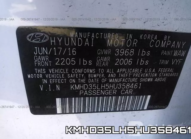 KMHD35LH5HU358461 фото 6