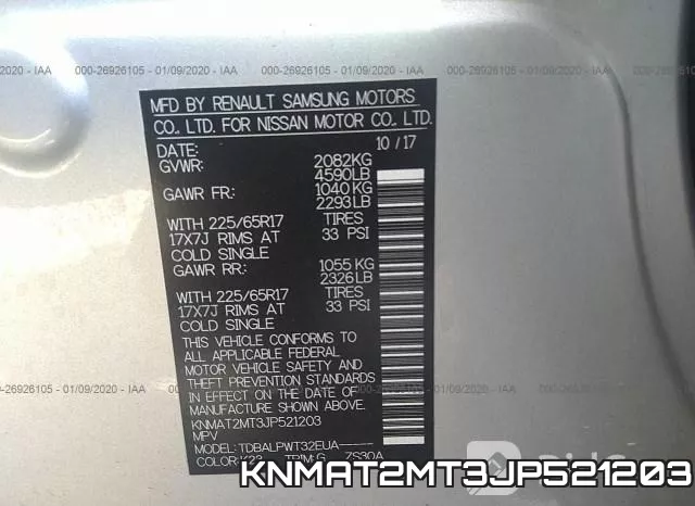 KNMAT2MT3JP521203 фото 9